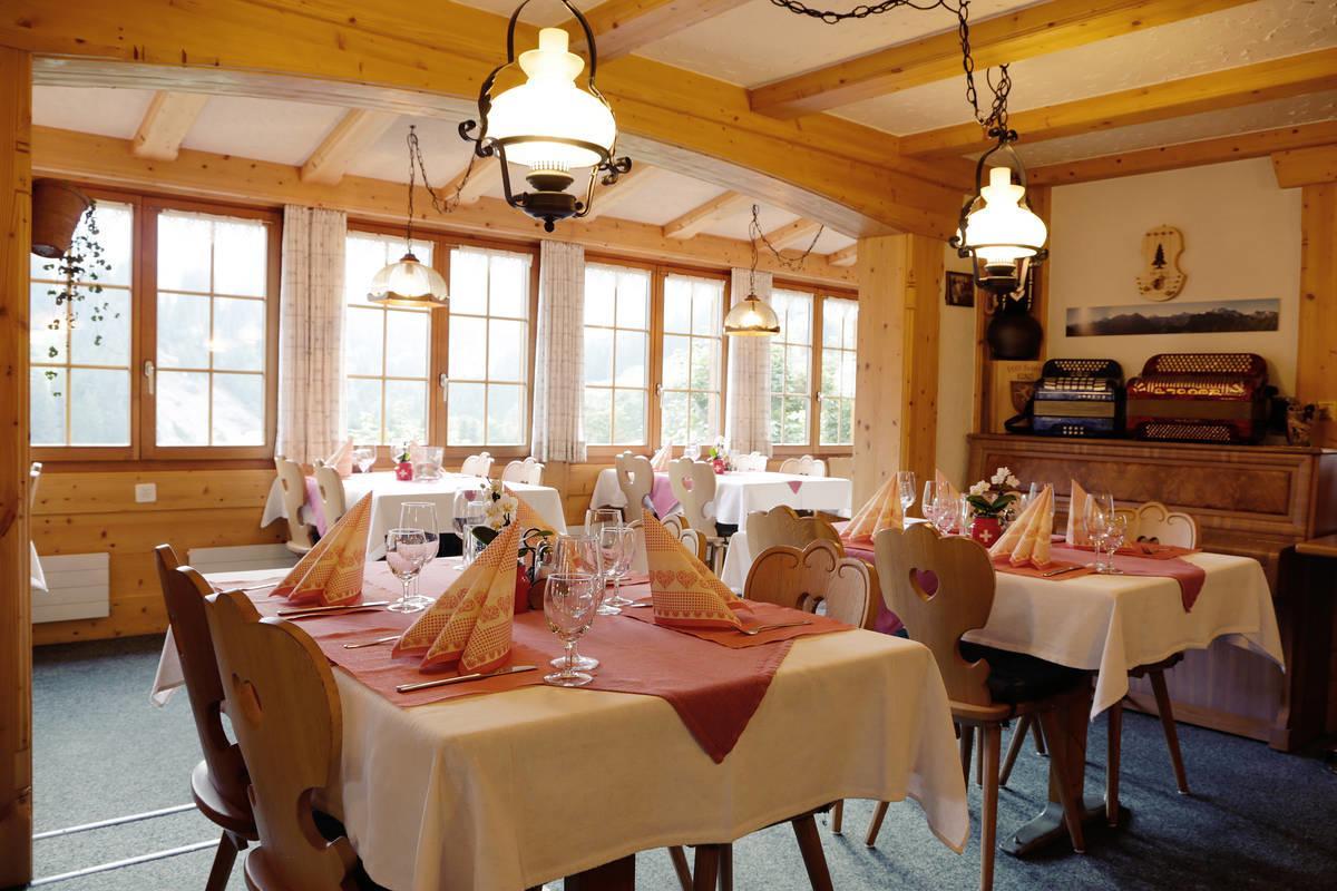 Restaurant Hotel Schermtanne Adelboden Zewnętrze zdjęcie